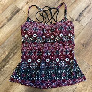 3/$30 Deal - Island Escape Tankini - removable push-up-up pads